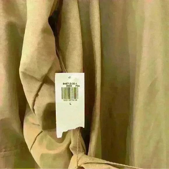 Tan Trench Coat Old Navy Size L NWT - Picture 6 of 6